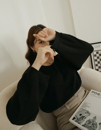 Plain Striped Translucent Top