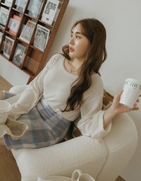 Plain Striped Translucent Top