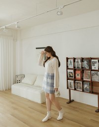 Plain Striped Translucent Top
