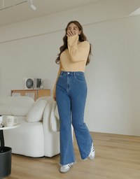 Plain Striped Translucent Top