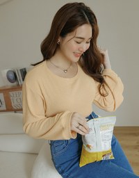 Plain Striped Translucent Top