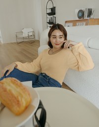 Plain Striped Translucent Top