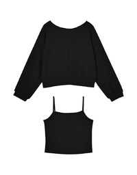 2 Piece V-Neck Knit Top