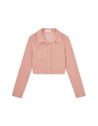 Lapel Double-Pocket Corduroy Shirt