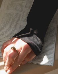 Comfortable Heart-shaped Collar Knit Top