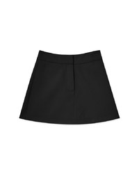 Plain Silky High Waisted Skorts