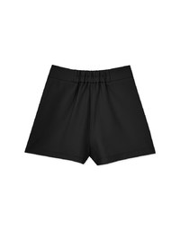 Plain Silky High Waisted Skorts