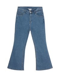 U-shaped Denim Jeans Flare Pants