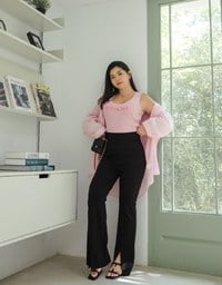 S CURVE SECRET Tummy Control Light Shaping Flare Pants