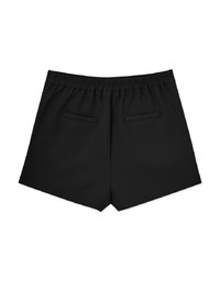 Textured Wide Pleated Skorts