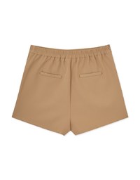 Textured Wide Pleated Skorts