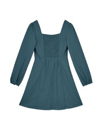 Hollow Heart Neck Mini Dress