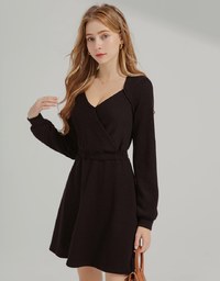 Heart-Neck Mini Dress