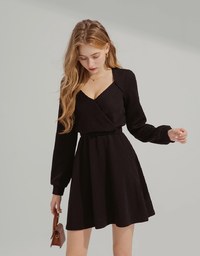 Heart-Neck Mini Dress