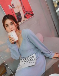 Heart-Neck Mini Dress