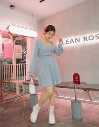 Heart-Neck Mini Dress