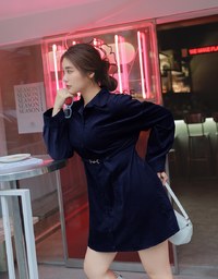 2WAY Corduroy Mini Dress