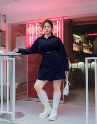 2WAY Corduroy Mini Dress