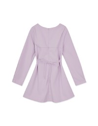 Elegant Square Neck Umbrella Hem Mini Dress