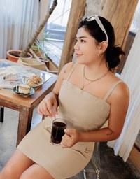 Gold Chain Detachable Shoulder Pad Blazer (With Belt)