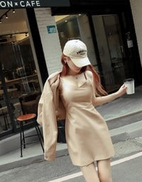 Matte Faux Leather Cropped Blazer Jacket