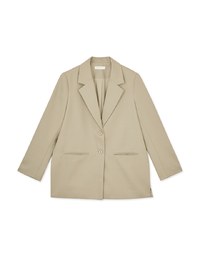 Neat Side Slit Blazer (With Shoulder Pads)