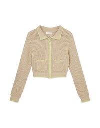 Très Chic Color Knit Blazer Jacket