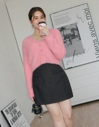 Argyle Mohair Blazer Jacket