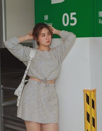 Comfortable Cotton Blended Skorts Set