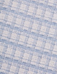 Gentle Plaid Tweed Top Set