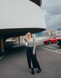 2WAY Detachable Knit Top (With Padding)