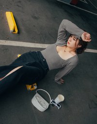 2WAY Detachable Knit Top (With Padding)