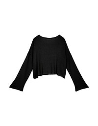 Soft Grunge Sheer Knit Top
