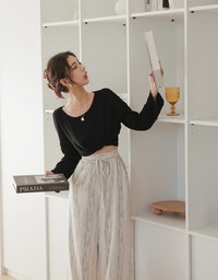 Soft Grunge Sheer Knit Top