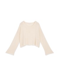 Soft Grunge Sheer Knit Top