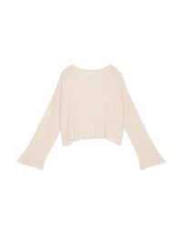 Soft Grunge Sheer Knit Top