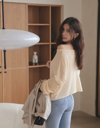 Soft Grunge Sheer Knit Top