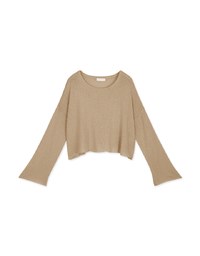 Soft Grunge Sheer Knit Top