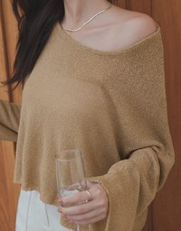 Soft Grunge Sheer Knit Top