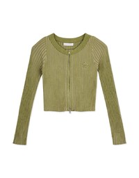 【SHIUAN'S DESIGN】Retro Straight Double Zip Knit Top