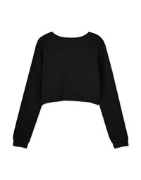 Textured Embroidered Knit Top