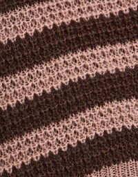 【MEIGO's Design】Sweet Sultry Big Collar Striped Knit Top