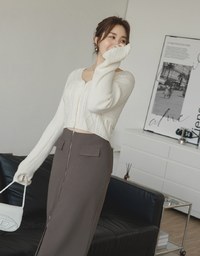 Twisted Knit Crop Top