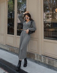 Cross Straps Knit Top