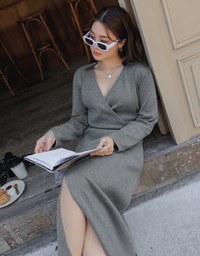Cross Straps Knit Top