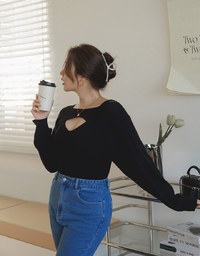Hollow Knit Top