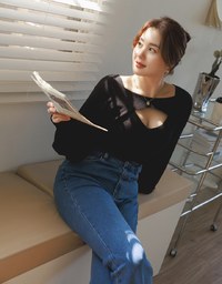 Hollow Knit Top