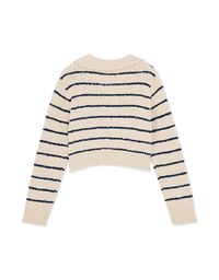 Lapel Line Knit Top
