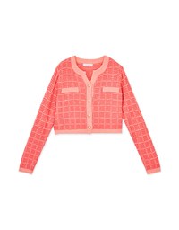 Elegant Tweed Woolen Knit Top