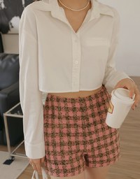 Versatile Cropped Shirt